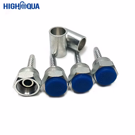 SS316 High Pressure Crimp Jic/Orfs/SAE Hydraulic Fittings