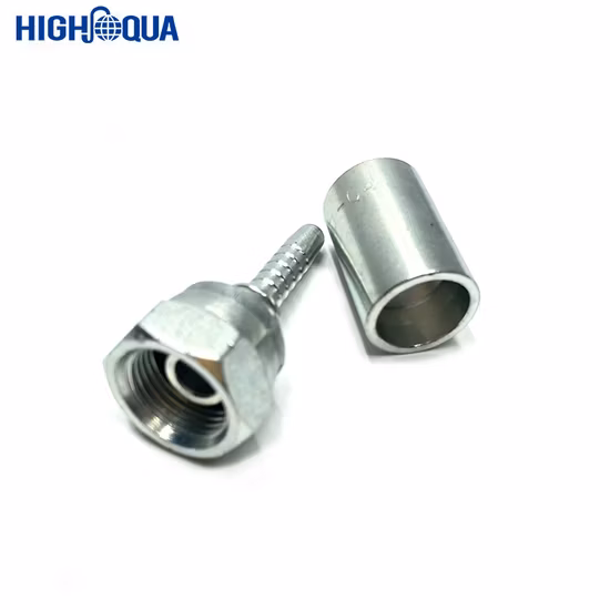 SS316 High Pressure Crimp Jic/Orfs/SAE Hydraulic Fittings