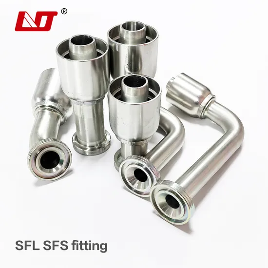 SAE 60 Degree High Pressure Hydraulic Flange for Spiral Hoses